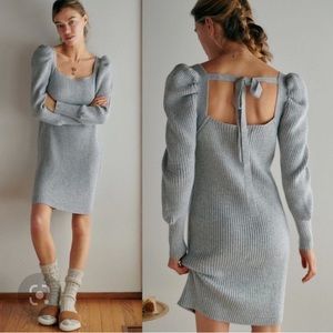 WAYF Clothing Leland Knit Sweater Dress NWT